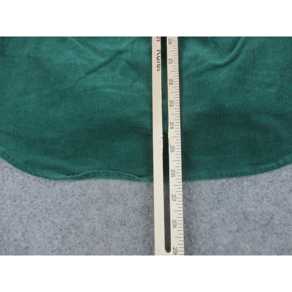 VINTAGE Rocky & Bullwinkle Shirt Mens Small Green Pocket Embroidery Corduroy VTG - Picture 7 of 8